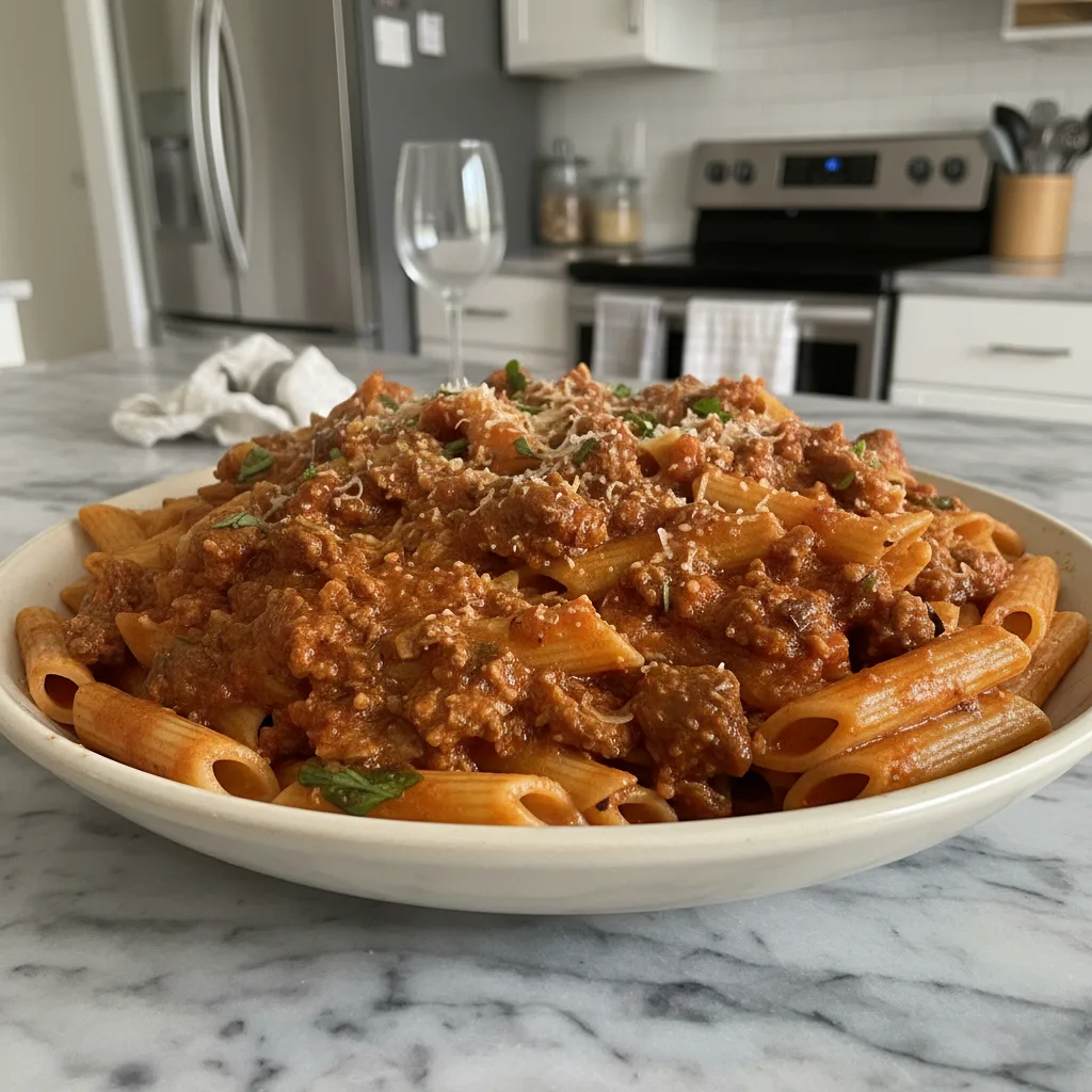 Beef Pasta Recipe in Tomato Sauce: Hearty Ragu