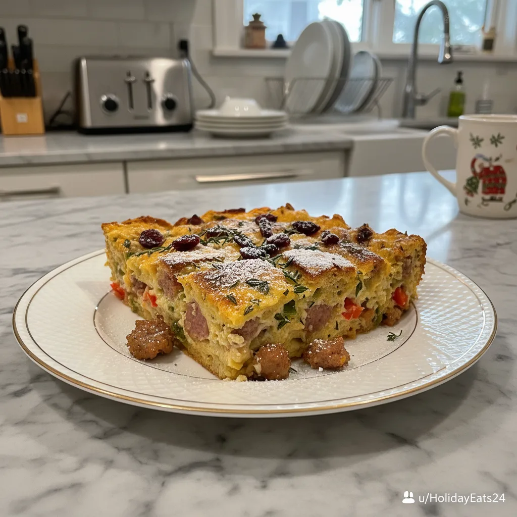 Christmas Breakfast Casserole: Hearty, Easy Morning Bake