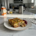 christmas breakfast casserole recipe featured