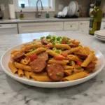 Creamy Cajun Sausage Pasta: One-Pot Weeknight Wonder 6 creamy cajun sausage pasta one pot featured