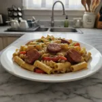 creamy smoked sausage pasta a rich flavorful com featured