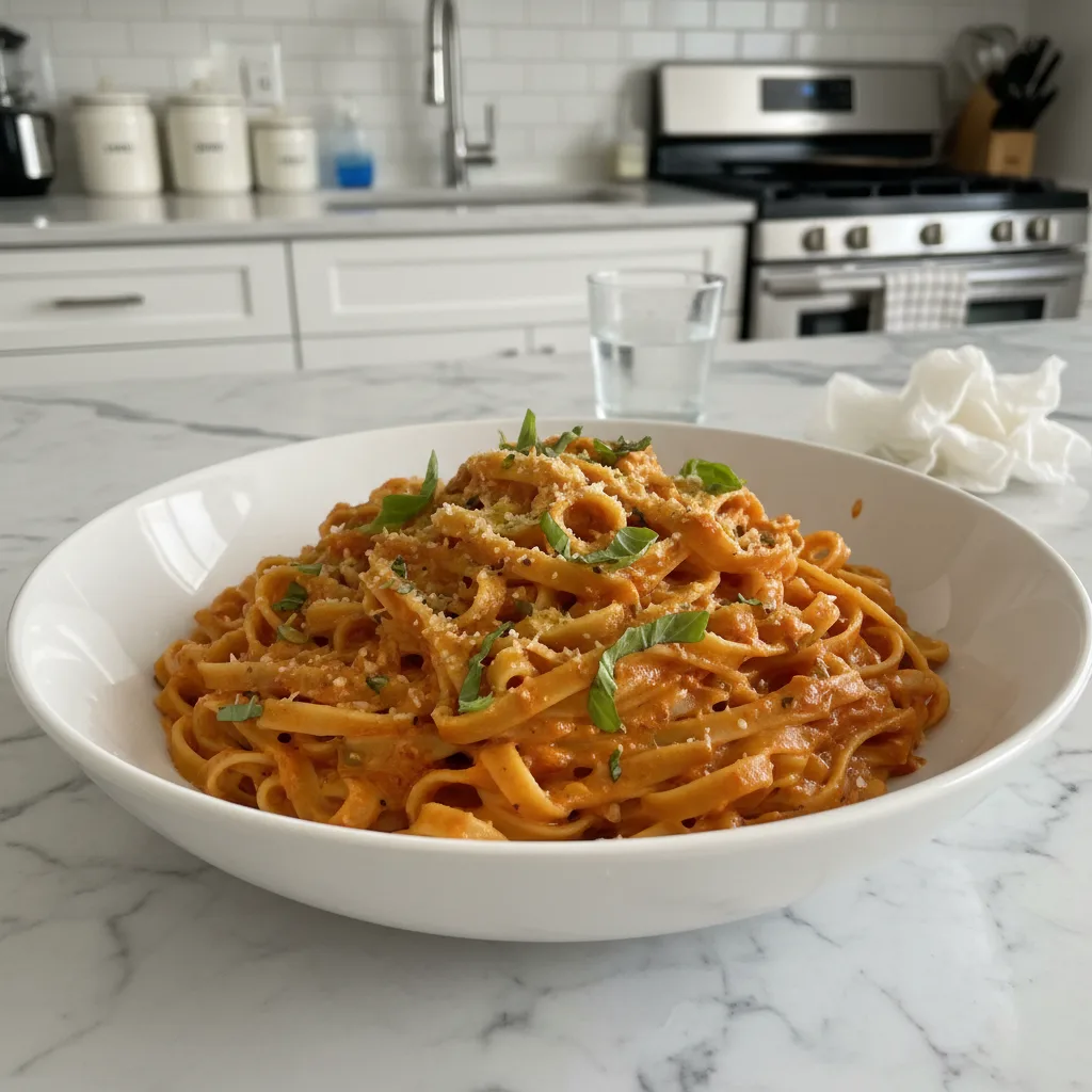 Creamy Tomato Garlic Pasta: Quick 30-Min Dinner