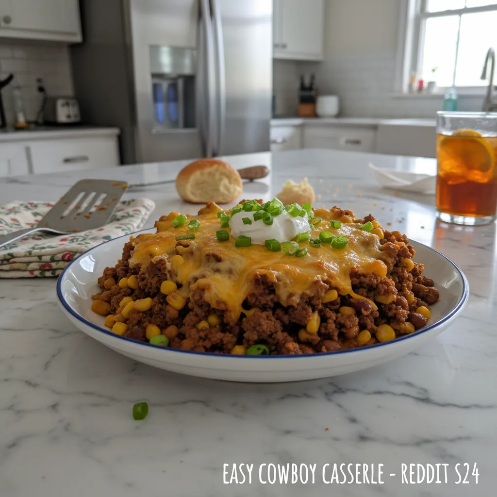 Homestyle Easy Cowboy Casserole Recipe
