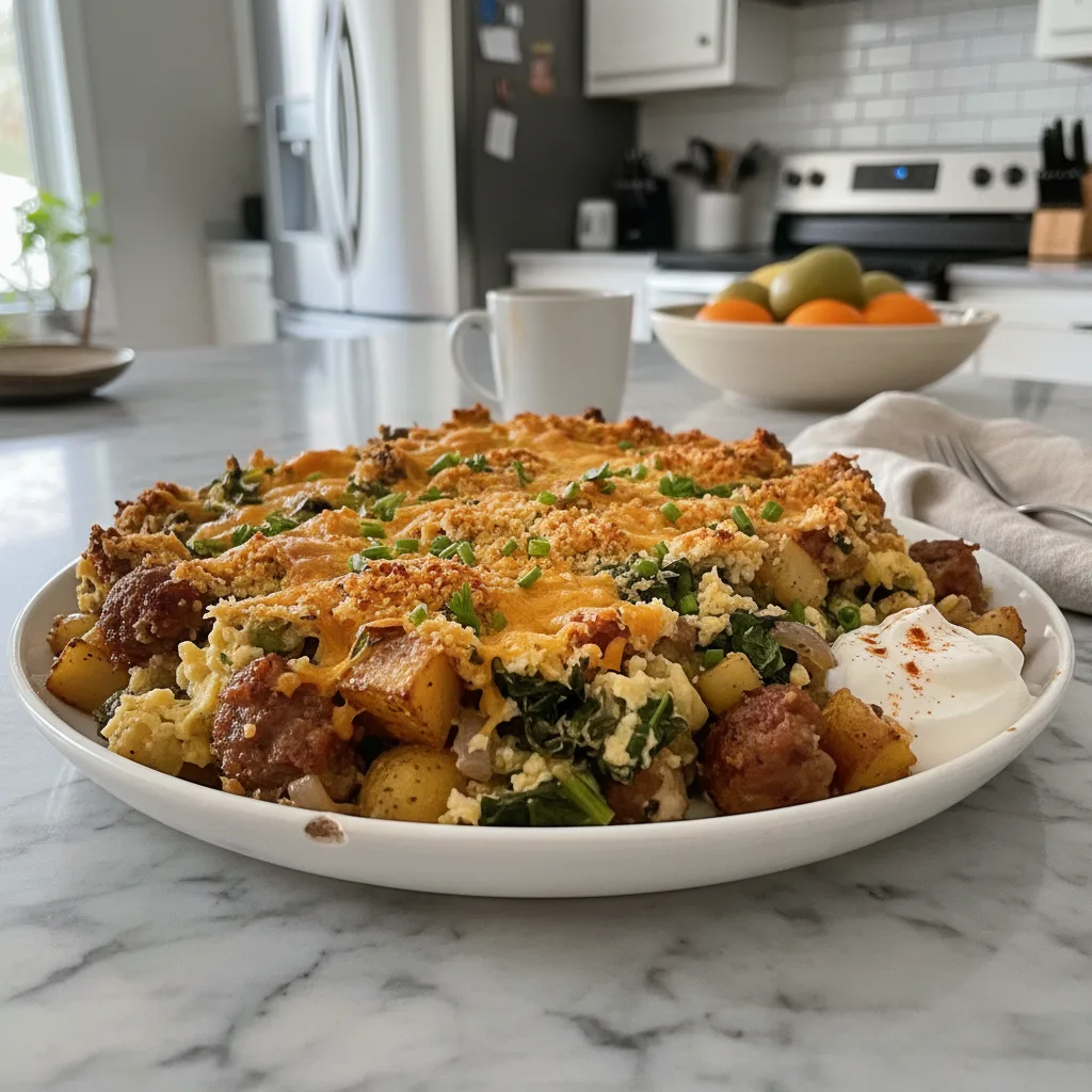 Hearty Farmer’s Casserole: A Weekend Morning Treat