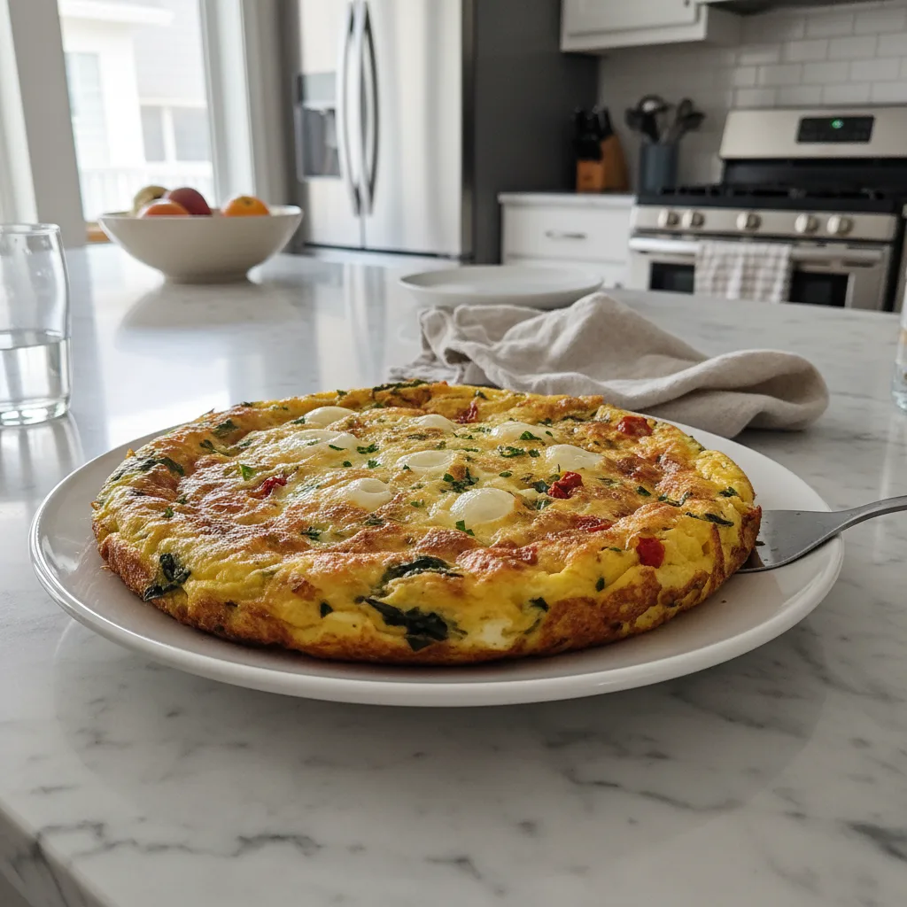 Fluffy Baked Frittata Recipe: My Easy Weekend Brunch