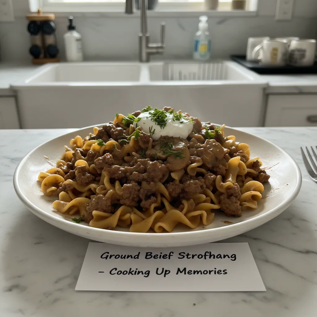 Hearty Ground Beef Stroganoff: A Family Favorite
