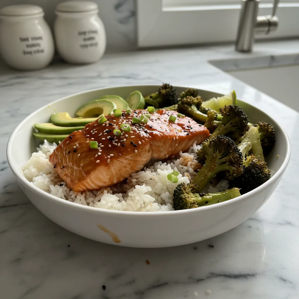 Honey Sriracha Salmon Bowls: Tangy & Quick Weeknight Meal
