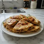 hot honey bbq chicken quesadillas for cold nights featured