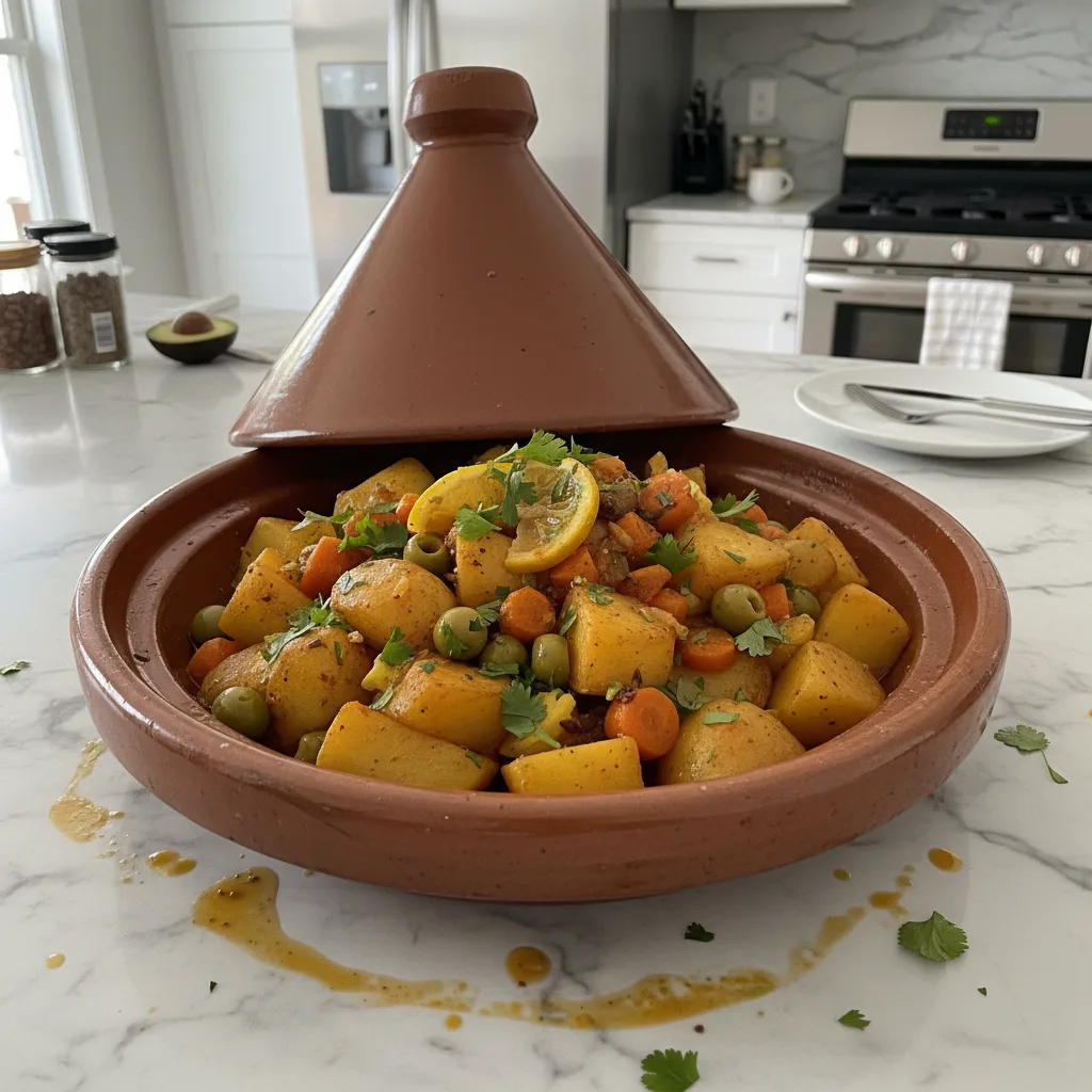 Hearty Moroccan Potato Tagine: A Comforting Bowl