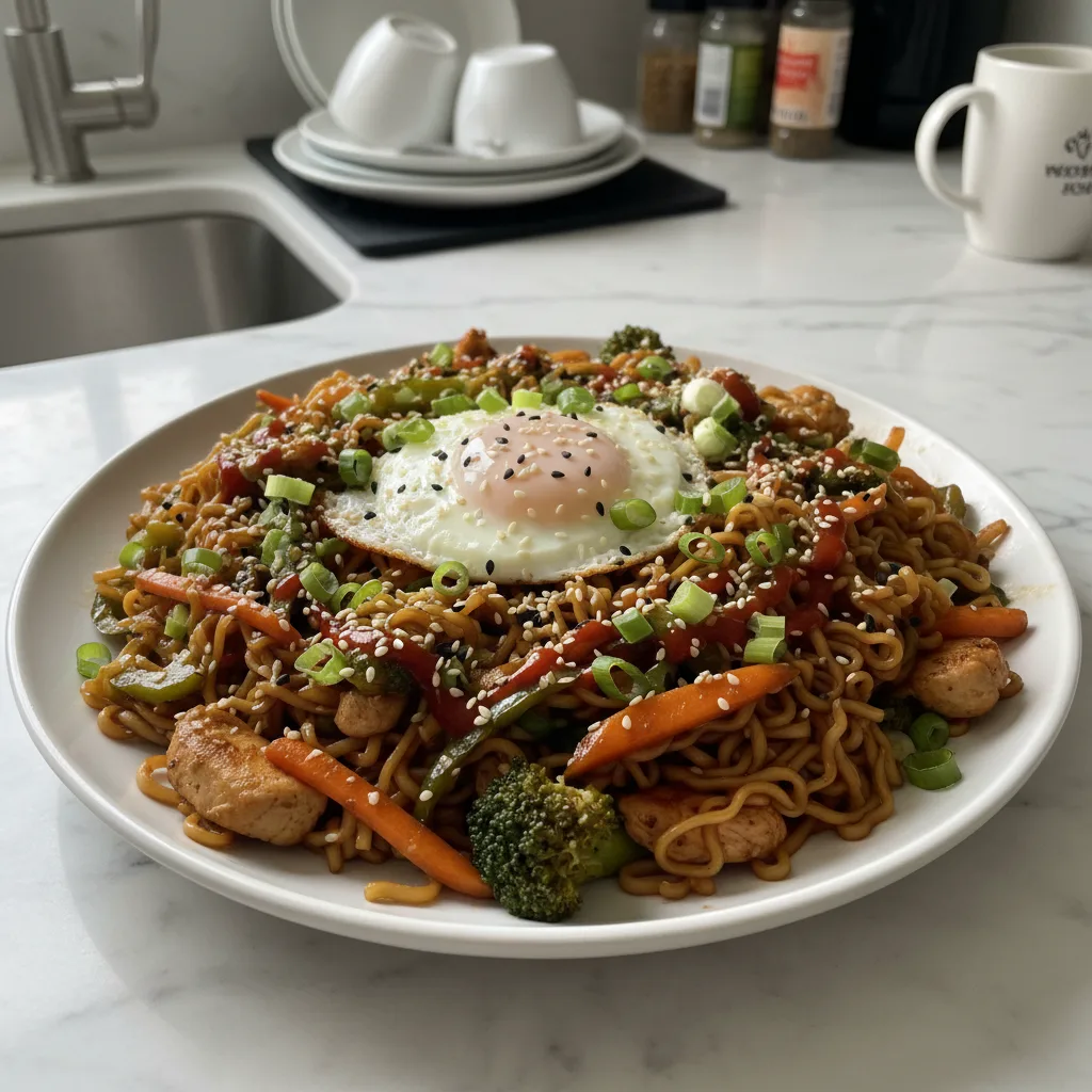 Quick Chicken Ramen Stir Fry: Weeknight Comfort