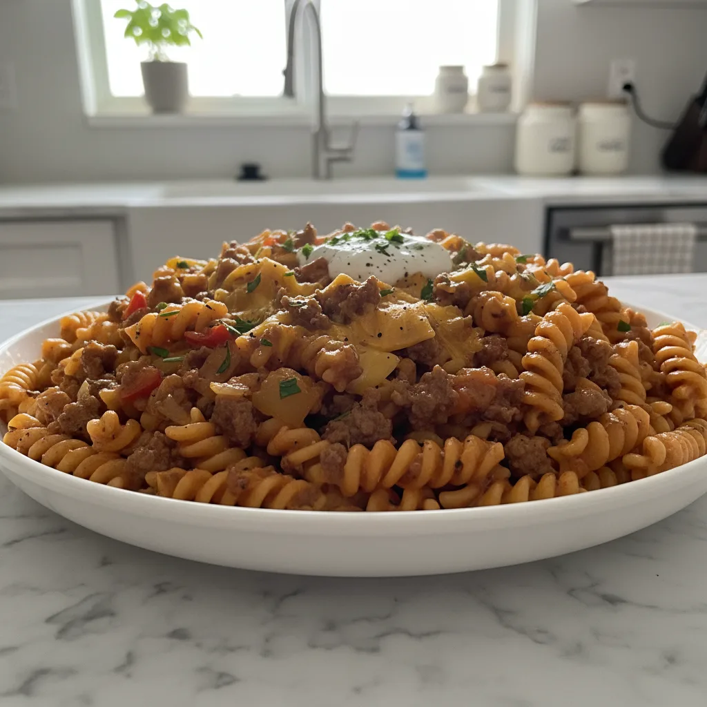 Quick & Creamy Ground Beef Pasta: 30-Minute Weeknight Win