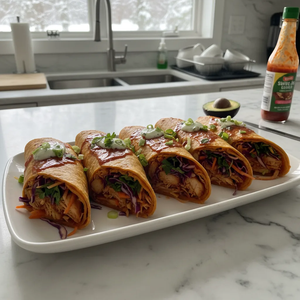 Sweet Chili Chicken Wraps: Quick Winter Lunch Fix