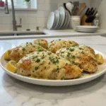 baked caesar chicken juicy and easy featured