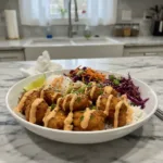 The Ultimate Bang Bang Chicken Bowl You'll Make Again & Again 6 bang bang chicken bowl easy chicken bowls for dinn featured