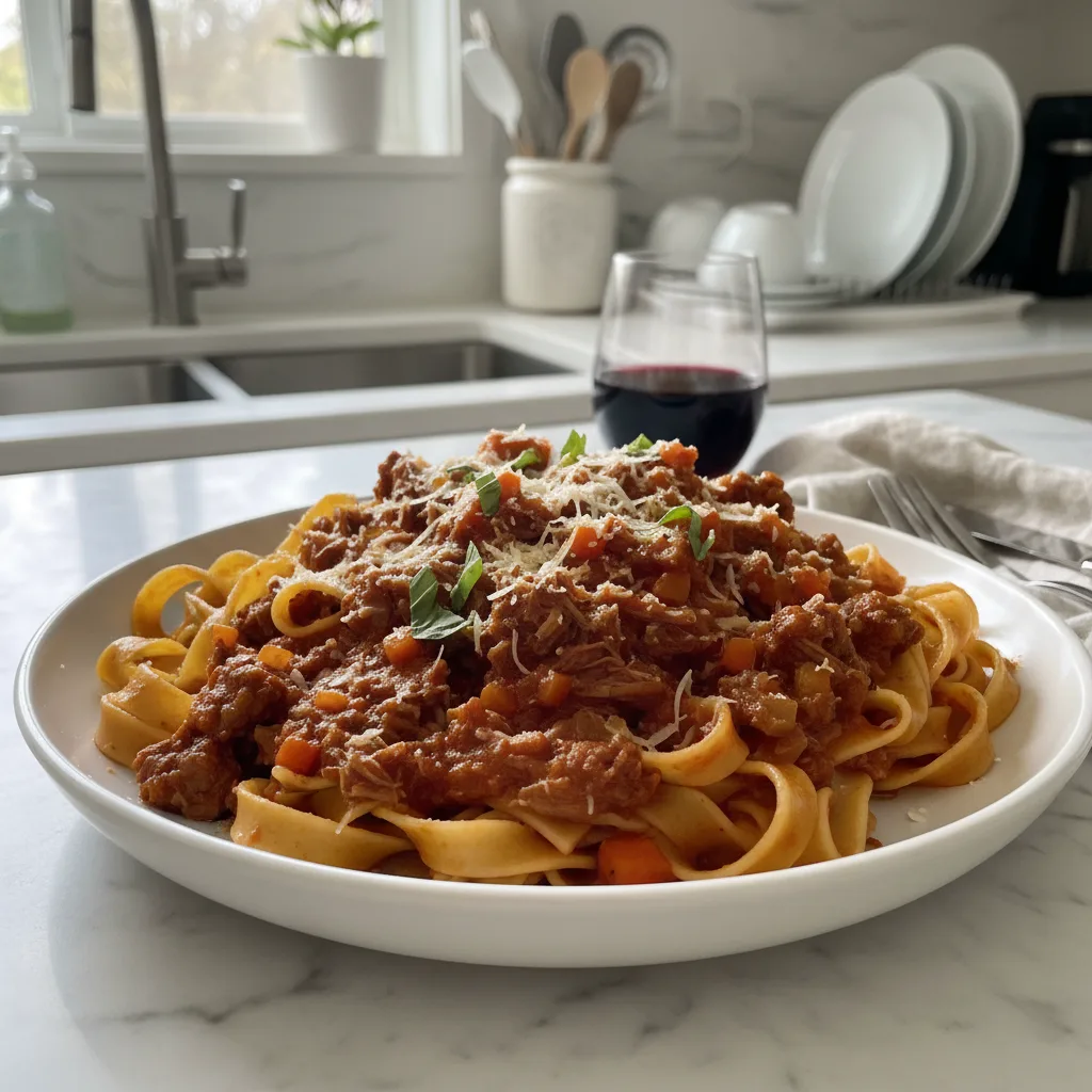 Rich Beef Ragu Pasta: Easy Tomato Sauce Recipe