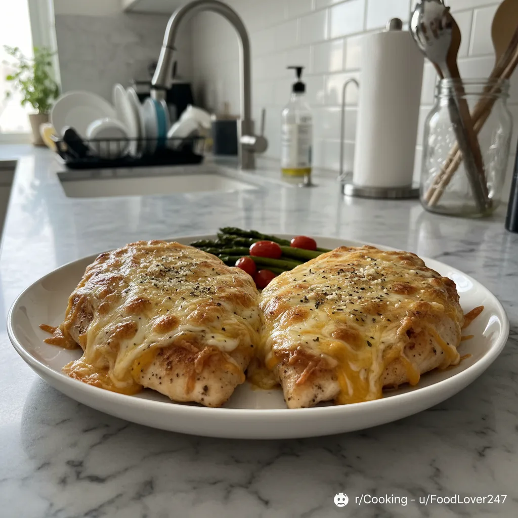 Cheesy Crust Boneless Chicken Dinner: Easy Weeknight Delight