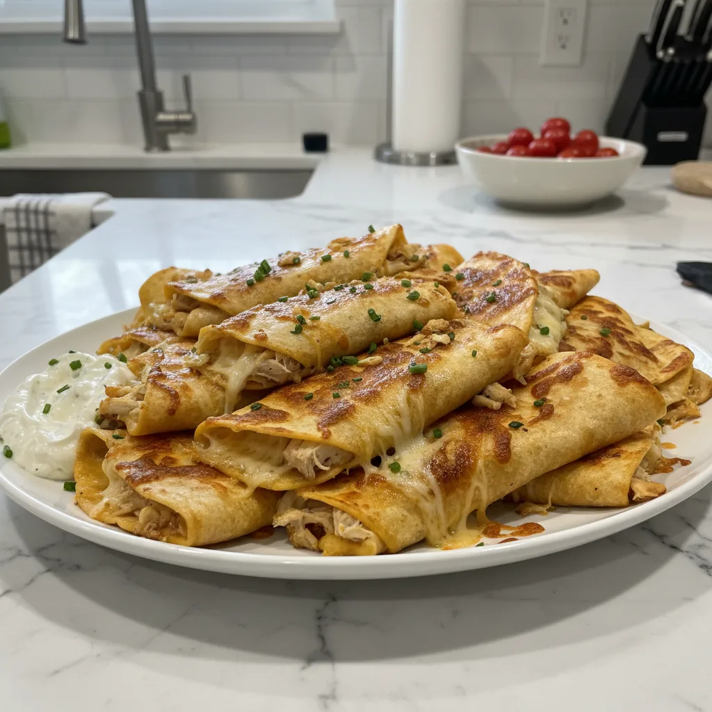 Cheesy Garlic Chicken Wraps: Easy Family Dinner Delight