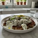 chicken kofta with garlic yogurt sauce easy juicy featured