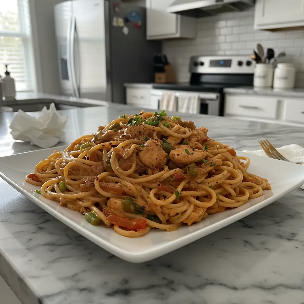 Creamy Cajun Chicken Spaghetti: Bold & Easy Weeknight Dinner
