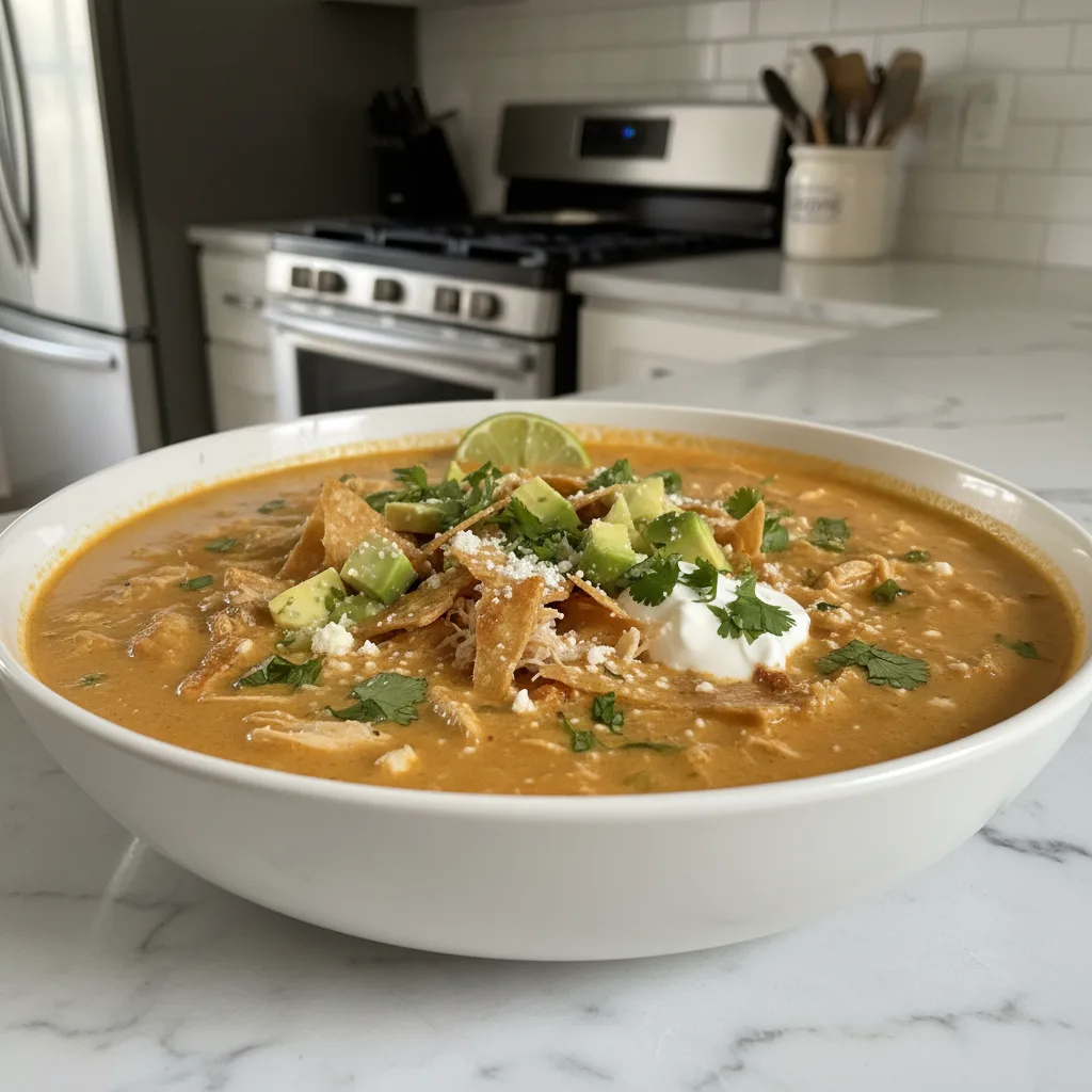 Creamy Chicken Tortilla Soup: A Hearty Dinner Fix
