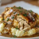 crockpot chicken and gravy your go to for comforting memories featured