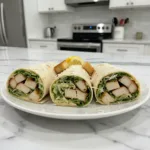 easy chicken caesar wrap quick chicken lunch or di featured
