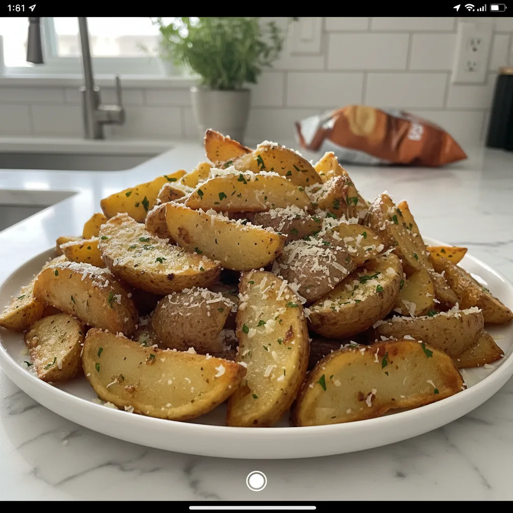 The Ultimate Garlic Parmesan Potato Wedges You’ll Crave