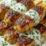 get ready for juicy chicken kofta with garlic yogurt sauce so easy featured