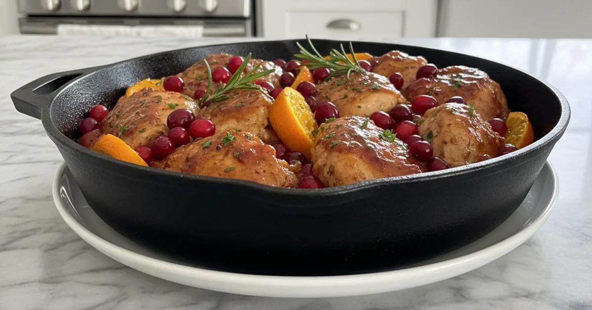 Irresistible Skillet Cranberry Orange Chicken for a Cozy Meal