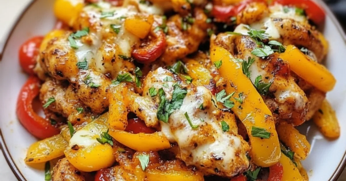 Mouthwatering Flavorful Cajun Chicken with Sweet Bell Peppers
