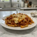 one pan baked ziti easy dinner featured