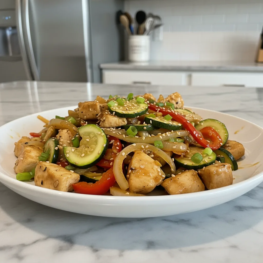 Chicken Zucchini Stir Fry: Quick, Healthy 20-Min Meal