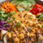 quick easy bang bang chicken bowl your new favorite dinner featured