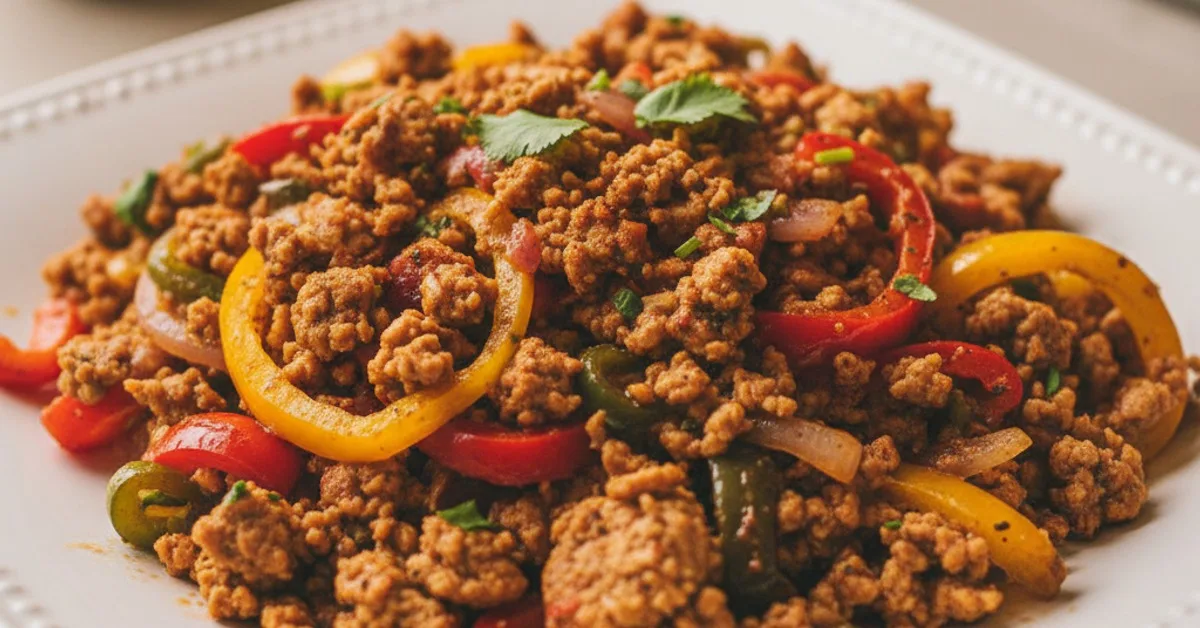 Quick & Easy Ground Turkey and Peppers: Your New Weeknight Favorite