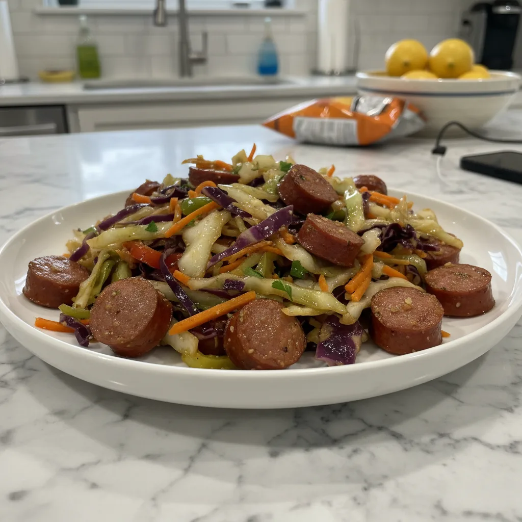 Easy 30-Minute Sausage and Cabbage Stir Fry You’ll Love!