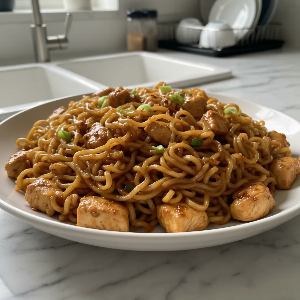 Sticky Garlic Chicken Noodles: Your New Weeknight Obsession