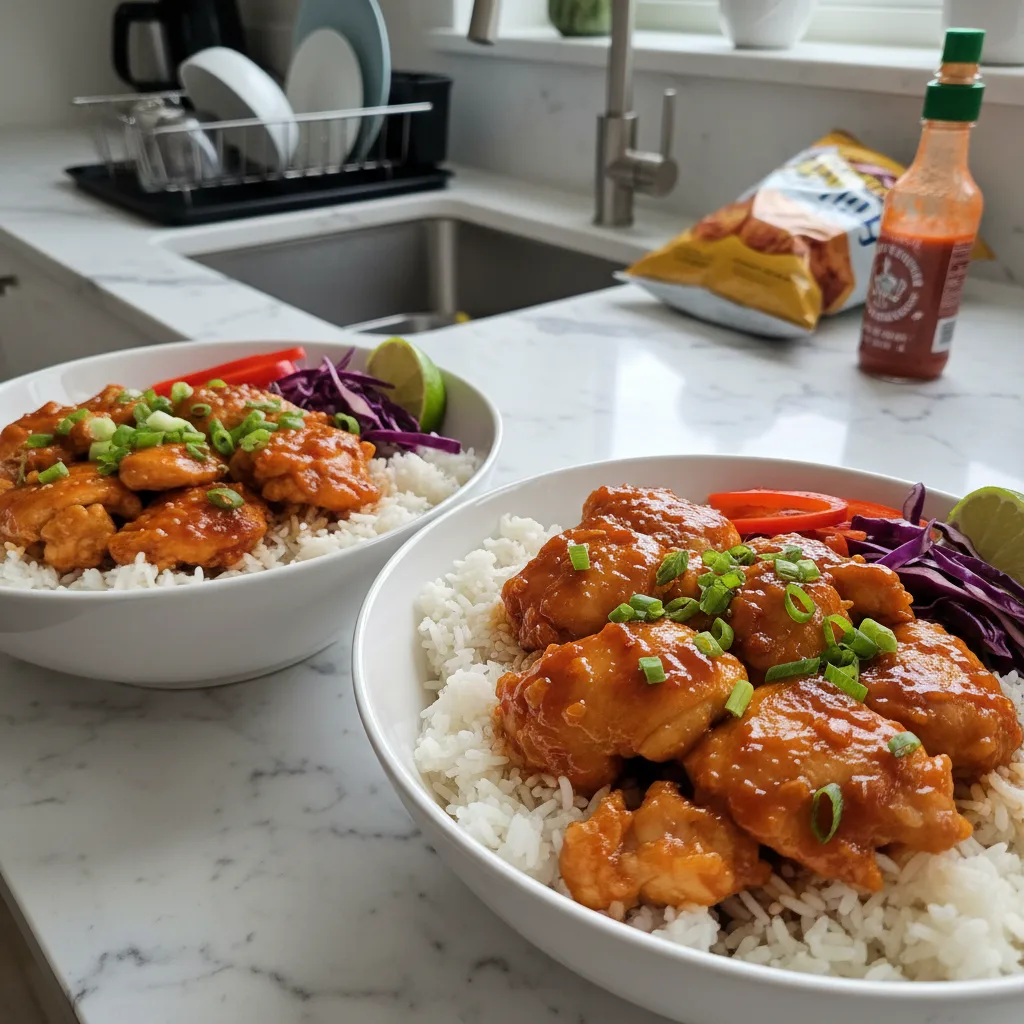 Sweet Chili Chicken Rice Bowls: Easy Weeknight Thighs