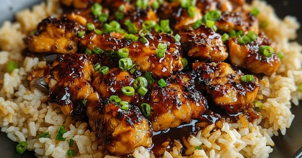 The Easiest One-Pan Honey BBQ Chicken and Rice You’ll Love