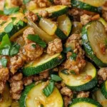the easy ground turkey and zucchini skillet your family will love featured