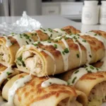 the ultimate cheesy garlic chicken wraps youll cra featured