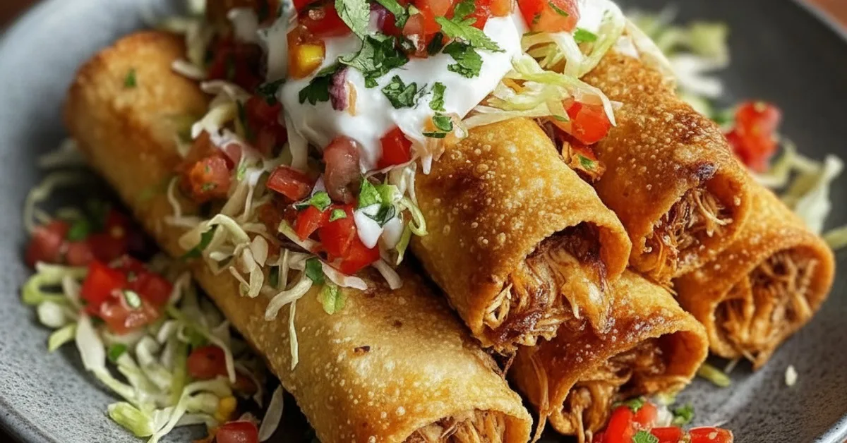 The Ultimate Crispy Chicken Taquitos You’ll Crave Always