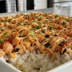 the ultimate easy spicy salmon sushi bake recipe youll love featured