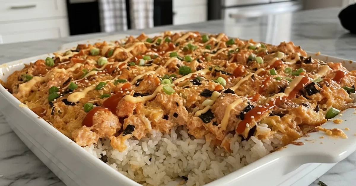 The Ultimate Easy Spicy Salmon Sushi Bake Recipe You’ll Love
