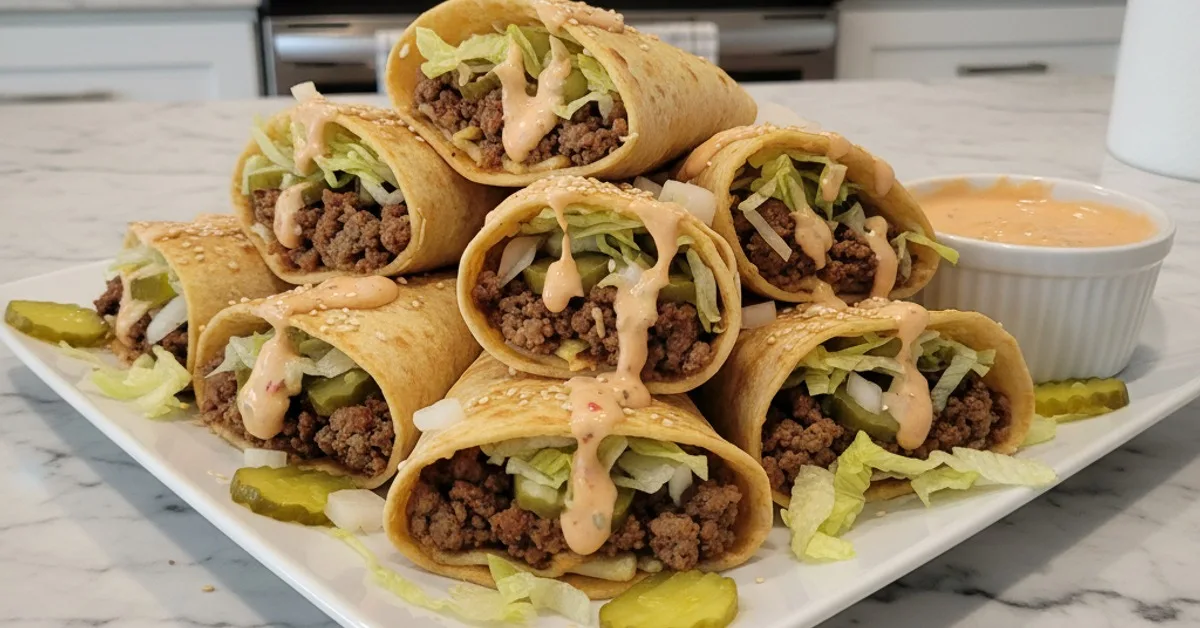 The Ultimate Homemade Big Mac Wraps (with Copycat Special Sauce!)