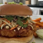 the ultimate thai fried chicken sandwich crispy pe featured