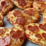 Adorable Heart-Shaped Mini Pizzas: Perfect for Valentine's Day! 6 adorable heart shaped mini pizzas perfect for valentines day featured