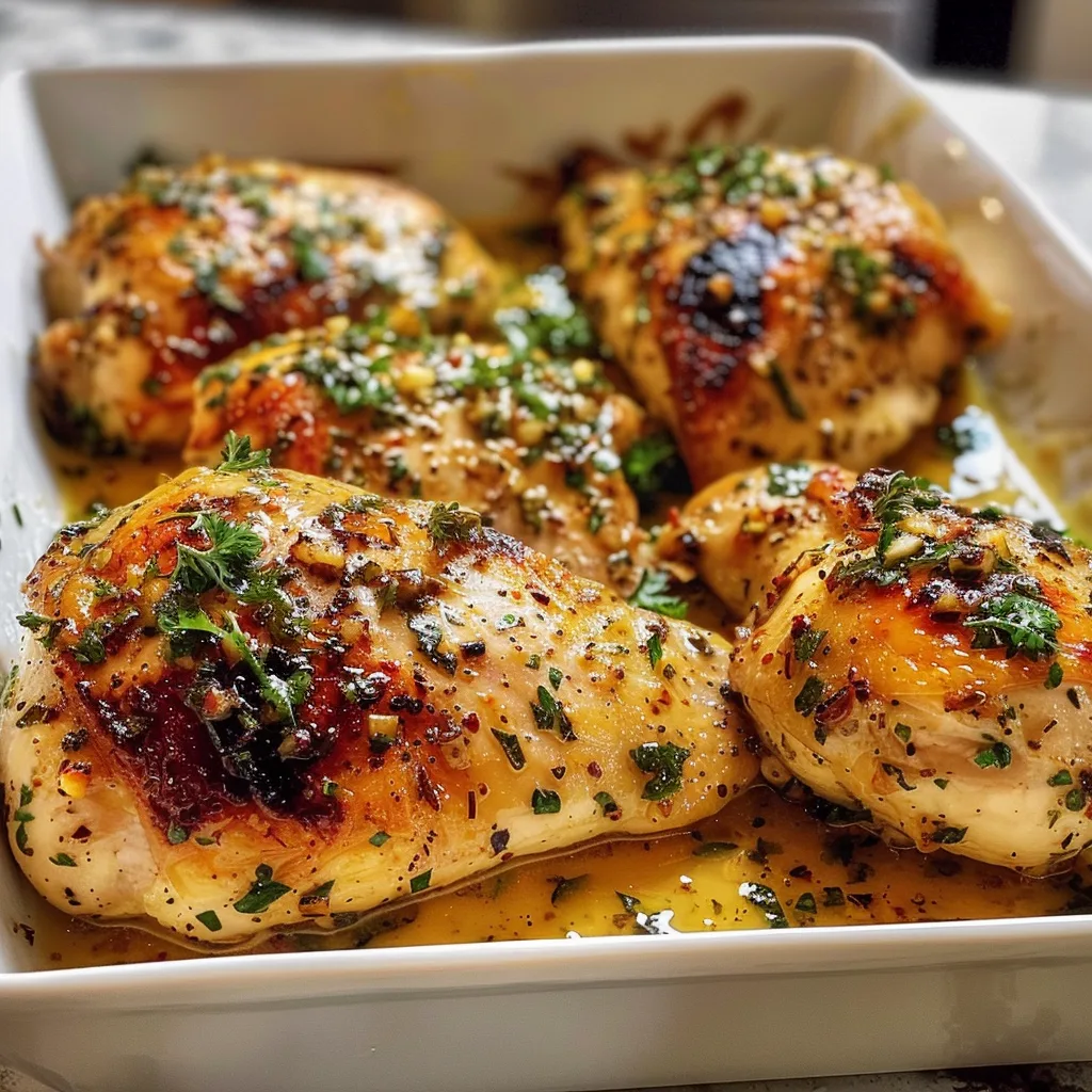 Garlic Butter Baked Chicken Breast Recipe