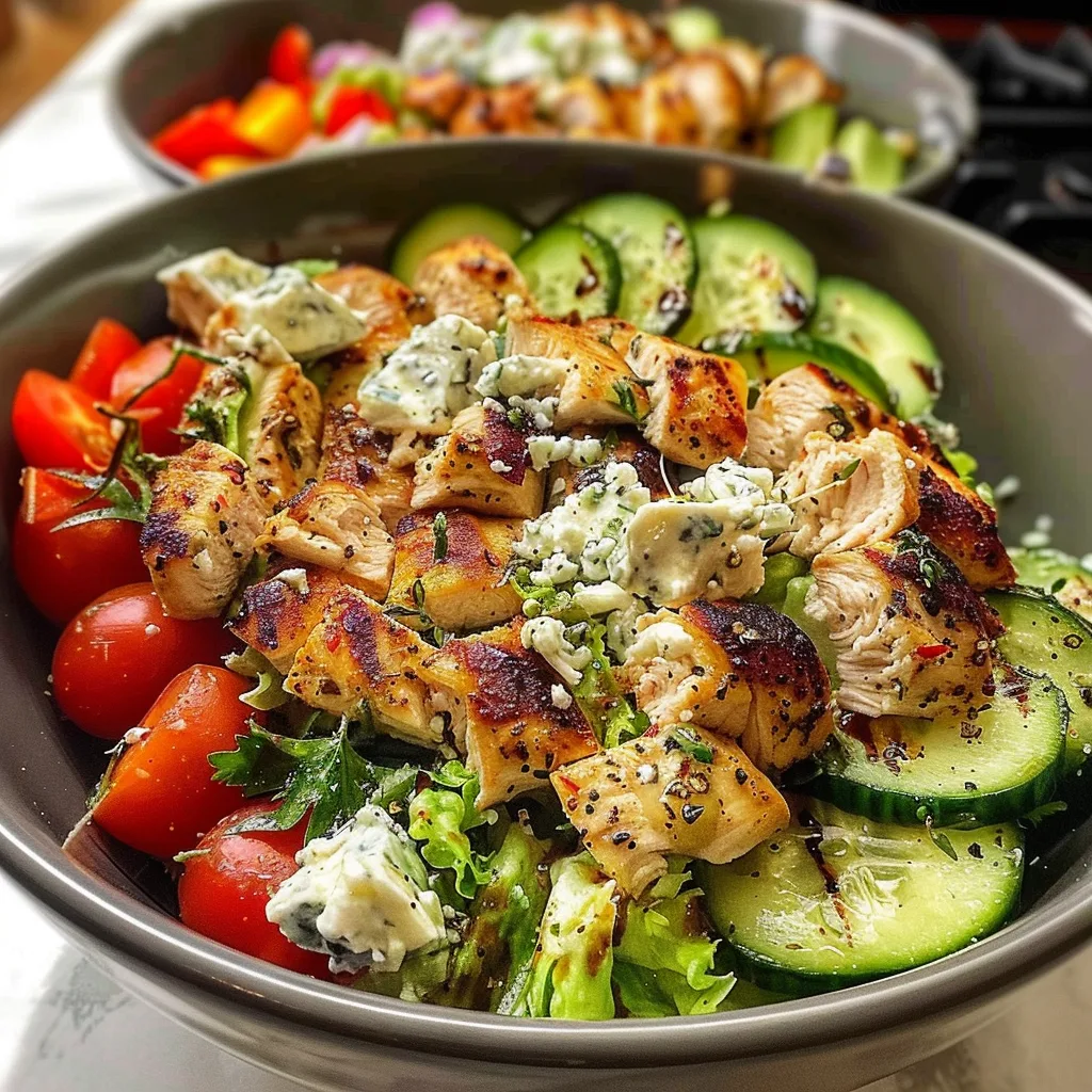 Greek Chicken Bowls: Amazing Meal Prep Delight
