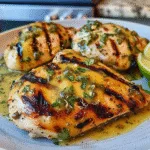 Grilled Salsa Verde Pepper Jack Chicken Recipe