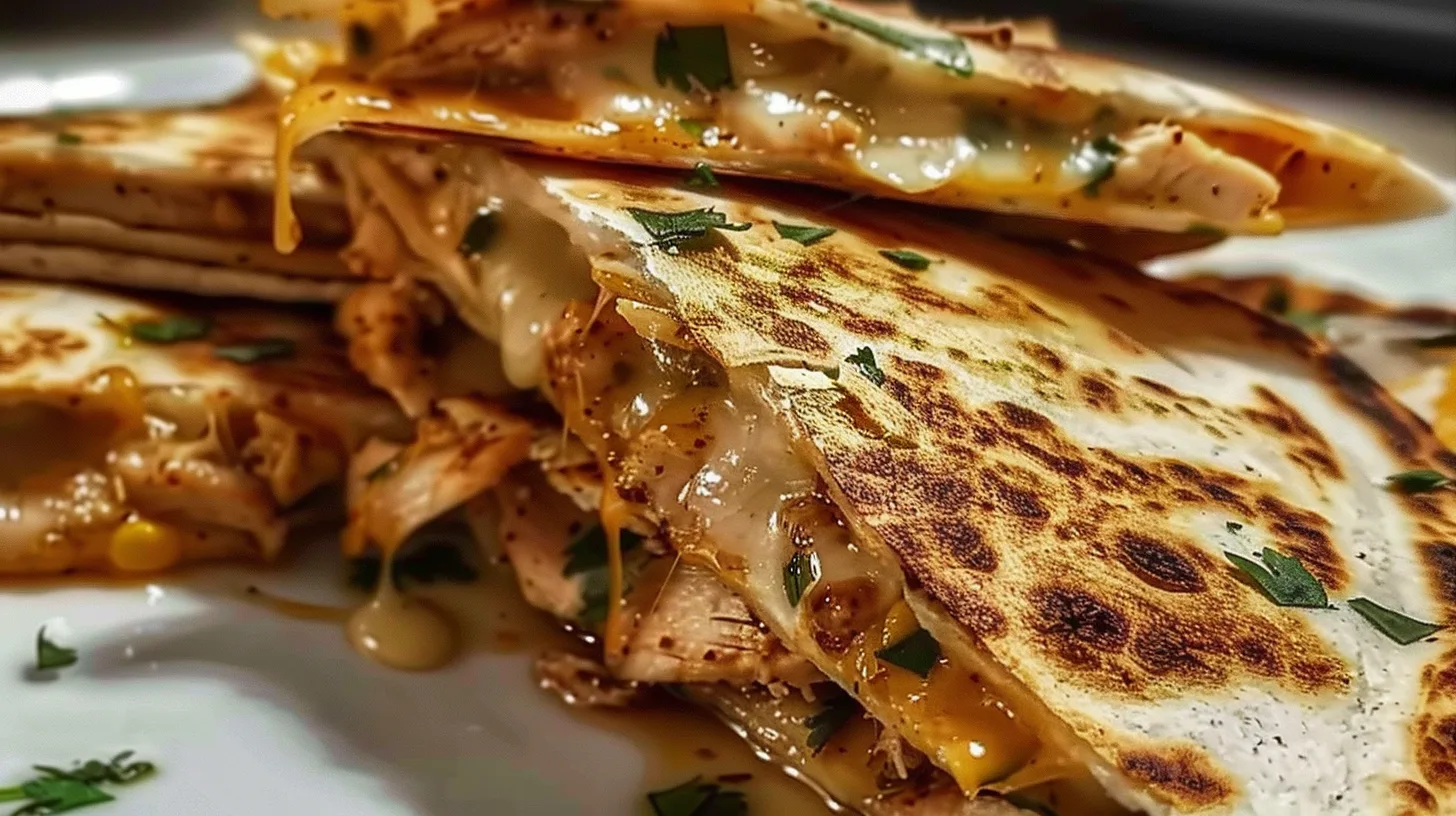The Ultimate Cheesy Hot Honey Chicken Quesadillas You’ll Crave
